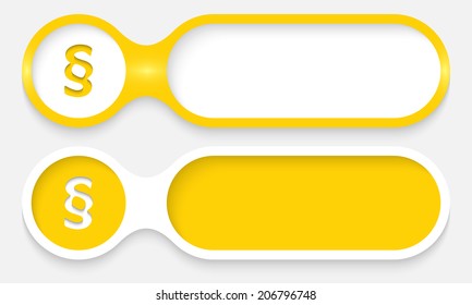 two buttons for entering text with paragraph