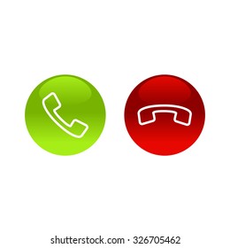 Two buttons on the telephone. button to enable and disable.