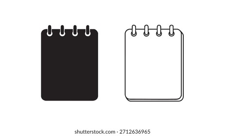 Two calendars, one of which is black and the other is white