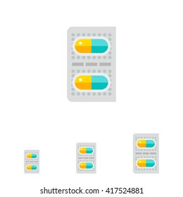 Two Capsule Pills Icon