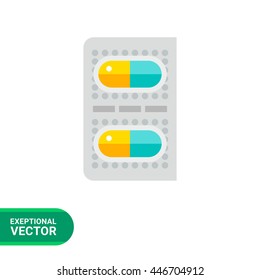 Two Capsule Pills Icon