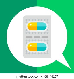 Two Capsule Pills Icon