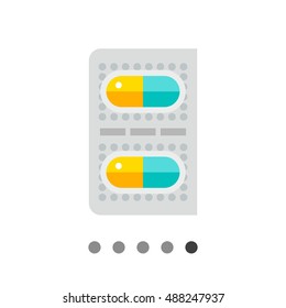 Two Capsule Pills Icon