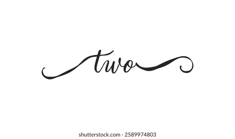 Two card. Hand drawn quote. Modern brush calligraphy. Isolated on white background