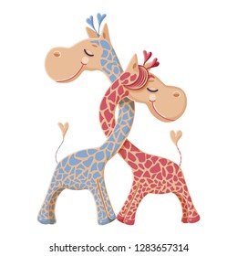 hug fun giraffe