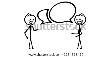 Similar – Image, Stock Photo Stick figures representing a family