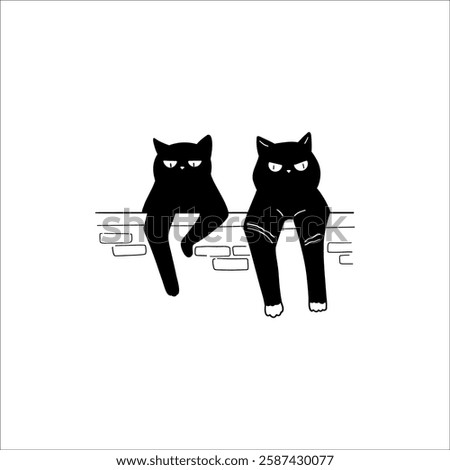 Two cats on the balcony