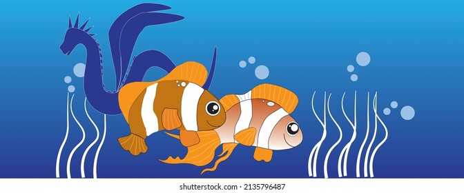 The two celestial fish represent Venus and Cupid in Roman mythology, who transformed themselves into fish in order to escape the monster Typhon