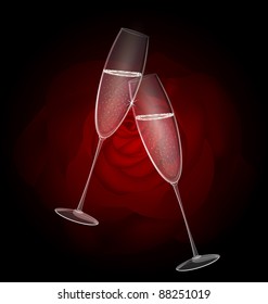two champagne