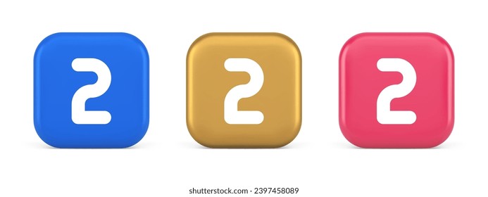 Servicio de cálculo del ciberespacio con botón de dos caracteres: iconos realistas de oro azul y rosa. Segundo número de comunicación del panel de teclado del emblema financiero