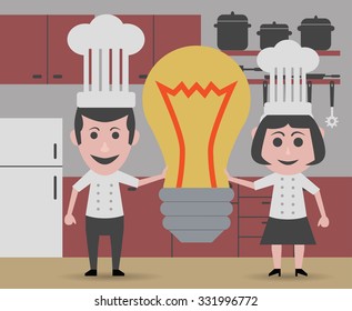 two chefs with big ideas