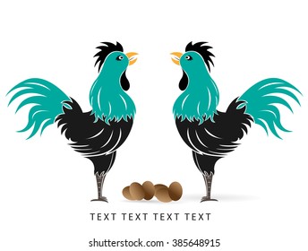Two chickens