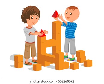 6,664 Children Building Blocks Together Images, Stock Photos & Vectors 