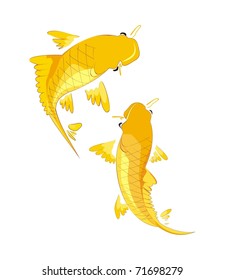 dos peces dorados chinos