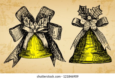 Two Christmas bells