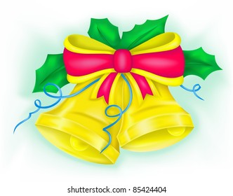 Two Christmas bells