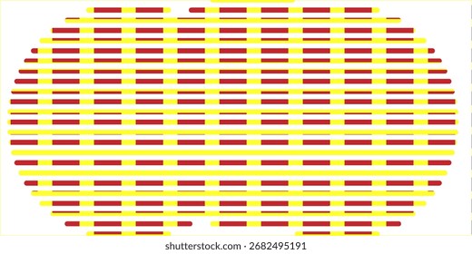 Dois círculos que simbolizam a fusão ou a divisão de conceitos econômicos ou empresariais. Clip-art editável.