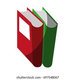 two closed books icon image