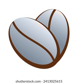 Zwei Kaffeesymbole, minimalistische Vektorgrafik und transparentes Grafikelement. Einzeln auf weißem Hintergrund