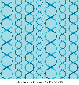 Two color and hex zig zag 