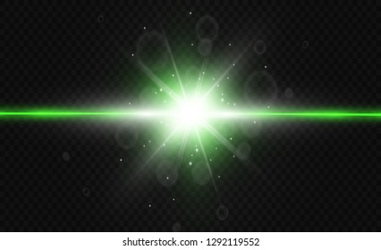 Two color light is isolated on transparent background. Vector illustration