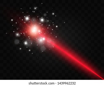 Two color light is isolated on transparent background. Vector illustration