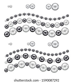 two color pearl pattern brush colorable by stroke color