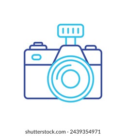 Two Color Photography vector icon