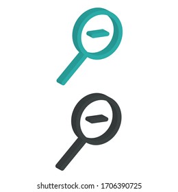 Icono plano de vista derecha de dos colores con estilo isométrico