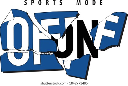 Diseño vectorial de dos colores para ropa deportiva.