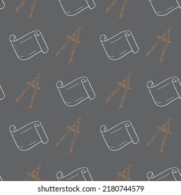 Two color vector floral pattern. Design for wallpaper, wrapping paper, background, fabric. Seamless vector pattern with decorative climbing flowers. Seamless vector paisley pattern. Indian flower wall