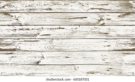 Two Color White Seamless Wood Texture. EPS10 Vector