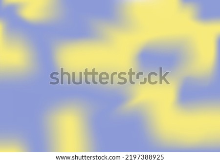 Two colored gradient pastel blue lilac yellow poster print. Abstract lemon spots blur wallpaper pattern. Azure sky ombre. Background for presentation web ads wedding invitation cover flyer banner.