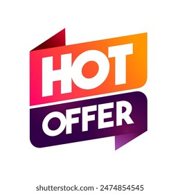 Two Colored Label With Text Hot Offer