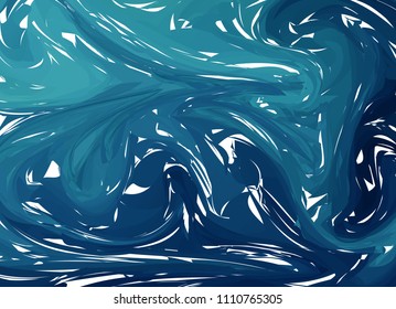 Two colorful abstract background. Liquid ink. Fluid shapes composition. Marble texture. Paint splash. Modern style trends. Background for banner, card, poster, identity,web design. vector.