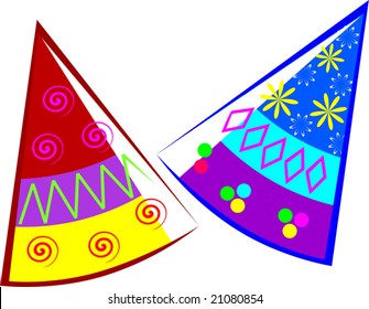 two colorful fire crackers	