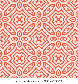 Two colors seamless abstract shape. Simple pattern ornament background