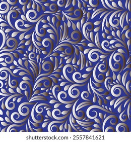 Two colors seamless abstract shape. Simple pattern ornament background