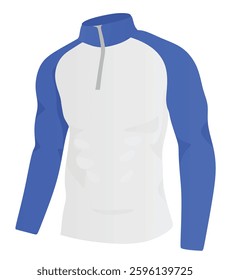 Two colors t shirt. vector