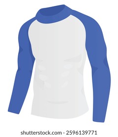 Two colors t shirt. vector