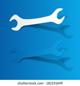 Two colors Wrench icons