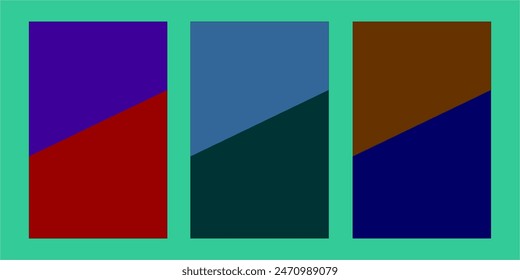 Two colour background design for visiting card, flyer, wedding card, banner design vector illustration.