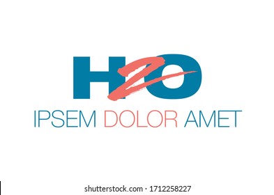 Un logotipo de dos colores dirigido a las compañías de agua, las instalaciones de cocina y baño y las empresas de fontanería y calefacción
