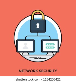 Two computer screen having password and authorization image having lock above them, network security 