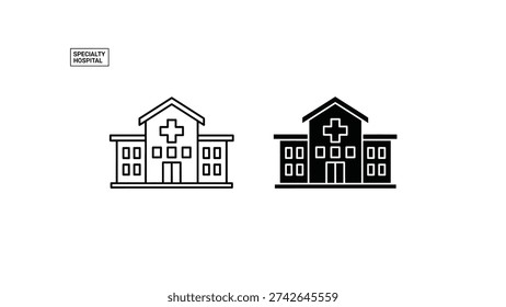 Two contrasting architectural designs of a church building with modern and traditional styles