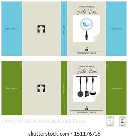 Two covers for cookbooks