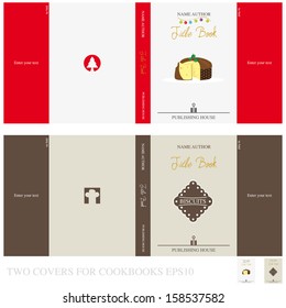 Two covers for cookbooks