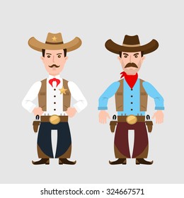 two cowboys