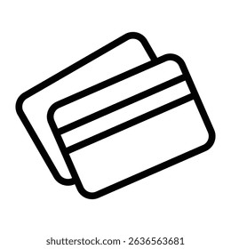Two credit cards displayed side by side. Suitable for financial concepts, online shopping, banking, payment methods, and credit card comparison.