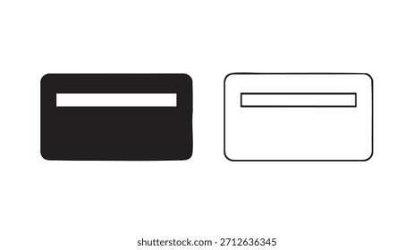 Dos tarjetas de crédito con un borde blanco. Uno es negro y el otro es blanco